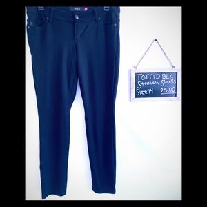 torrid Pants - Torrid black stretch skinny slacks. Soft torrid Pants - Torrid black stretch skinny slacks. Soft